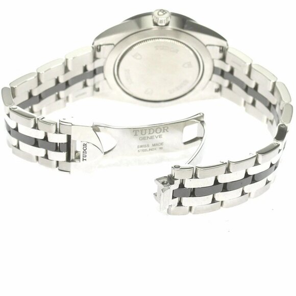 TUDOR Grammar Date 55010 10P diamond Black Dial Automatic Men's Watch_837695 - Picture 7 of 11